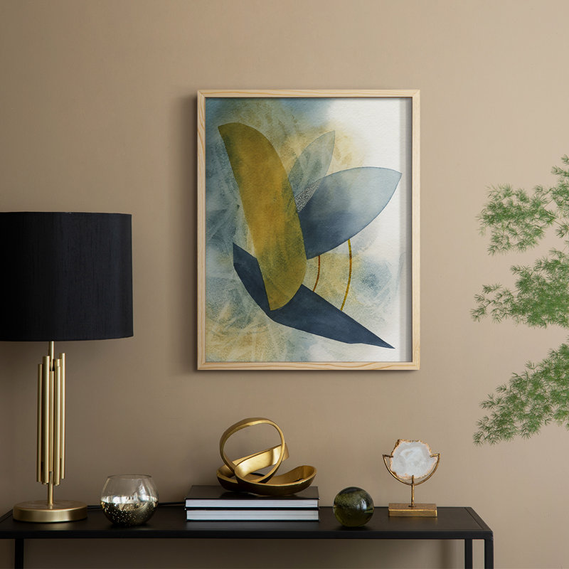 Solar Shapes I Framed Print - Solid Wood, 11" H x 9" W