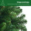 Lighted Artificial  Slim Pencil Christmas Tree-555863867