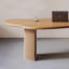 Modern minimalist style irregular solid wood desk-1667235999-1667235992