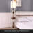 Modern Shelf Floor Lamp With Led Bulb, Shelves And Smart Features