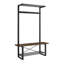 Millvale 111.8 cm W Hall Tree with Storage Bench and Shoe Storage-29666969