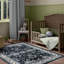Tapis pliable lavable Vine - bleu / blanc-450678295