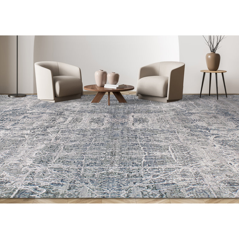 Abstract Area Rug, Rectangle 10' x 14'