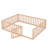 Wood Daybed Frame With Fence-945896501-950091827