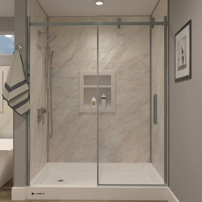 36x60 Drain Single Threshold - Acrylic Shower Base