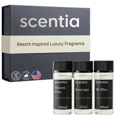  My Way Hotel Diffuser Oil | Aromatherapy Fragrances Inspired By 5-star Hotels | Luxurious Scents Gift Box Set - 3 X 50 Ml - The 1 Hotel Miami Beach, W Magic - Thanksgiving & Holiday Gift