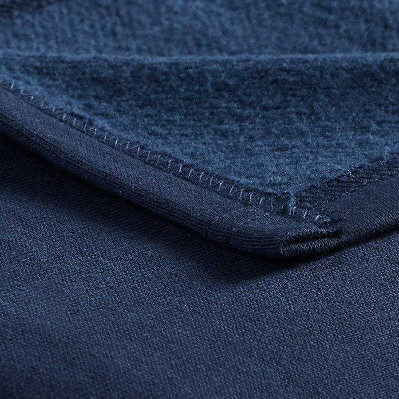 Champion Jersey with Fleece Backing Throws, Navy Blue