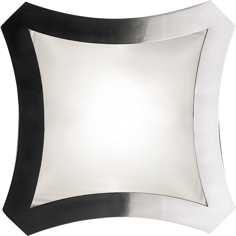 Plafonnier encastré 1 lumières Bardy, H 7 po x l 7 po x P 15 po
