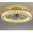 19.69'' Modern Crystal Ceiling Fan With Led Lights And Remote Control