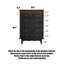 Armoire à bijoux moderne minimaliste en chêne