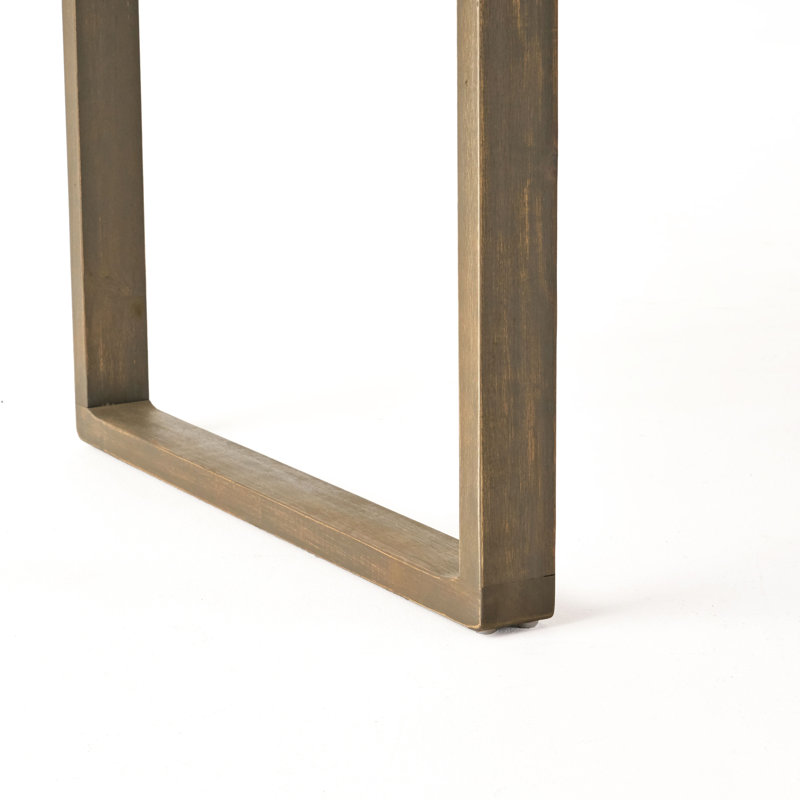 Table de salle à manger extensible en bois gris