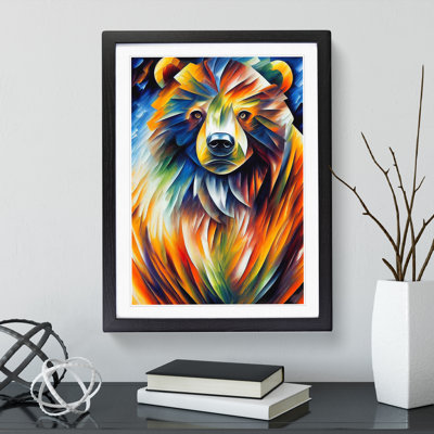 Portrait of a Bear No.2 1 Piece Single Picture Frame Painting