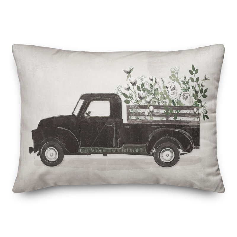Housse de coussin rectangulaire en polyester 