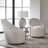 Modern Style Swivel Accent Chair & Barrel Chair-1825632734