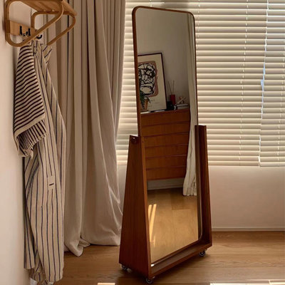 Miroir pleine longueur rotatif rétro