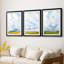 Lucid Skies I - Impression personnalisée de qualité supérieure avec passe-partout - 3 pièces-1267791148-1267791151