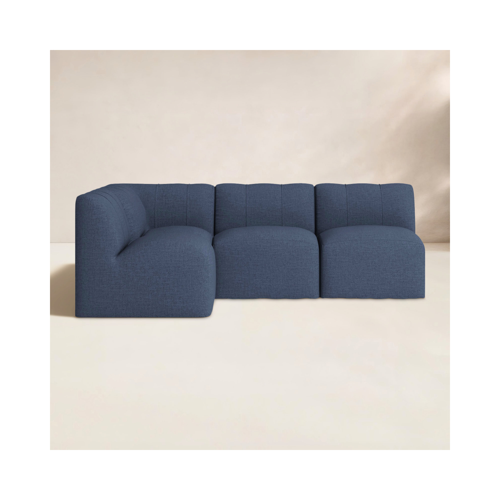 Praia 96" Sunbrella Outdoor Sofa, Canvas Navy Sunbrella® Canvas