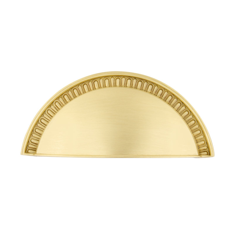 Nostalgic Warehouse Cup Pull Egg & Dart, Satin Brass