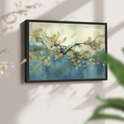 Série florale -LI - Reproduction encadrée - Restickable