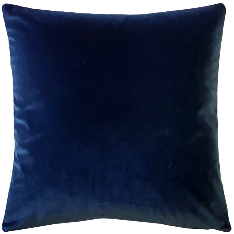 Coussin Castello, 20 po x 20 po, Bleu royal