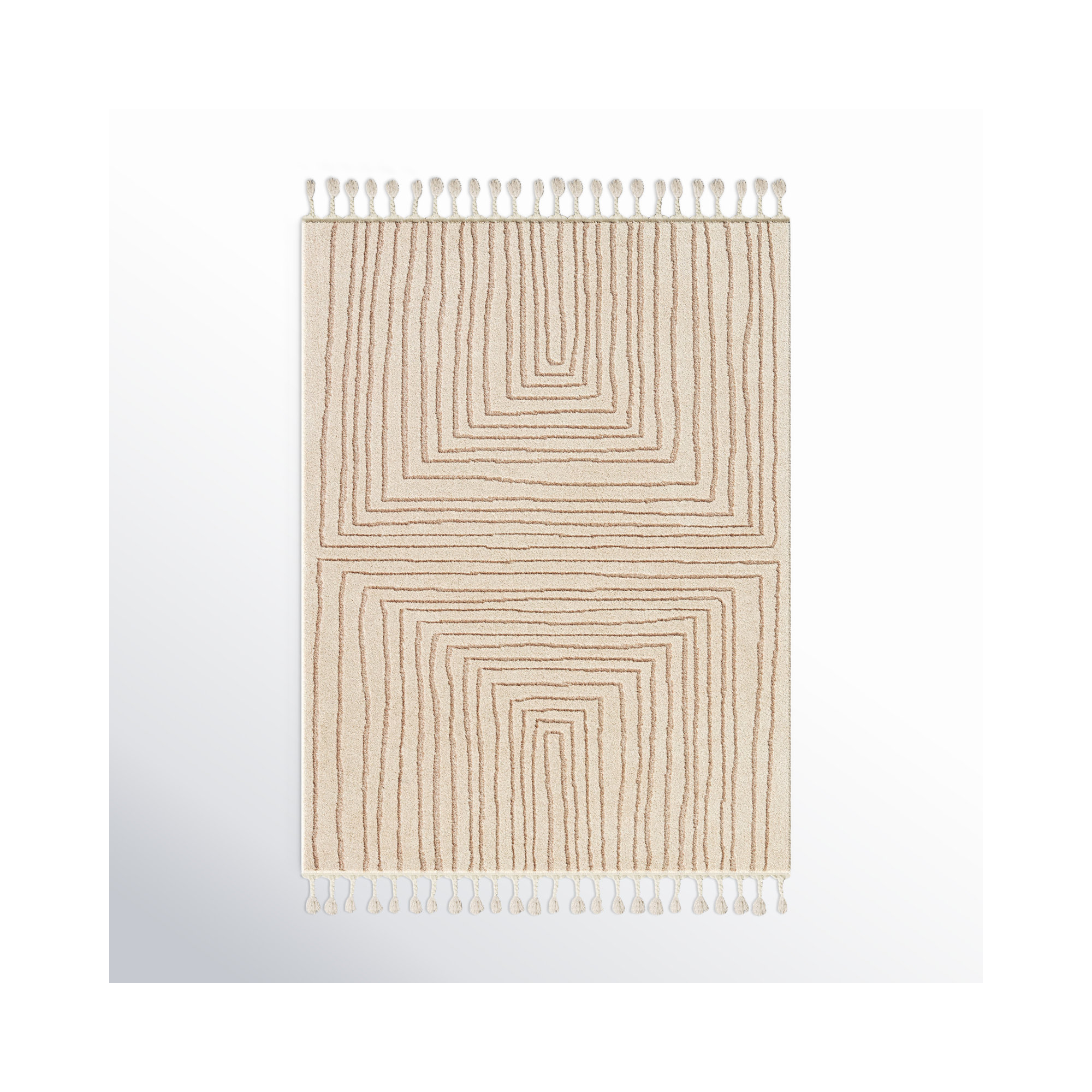 Quillan Beige Rug, Rectangle 8'10" x 12'
