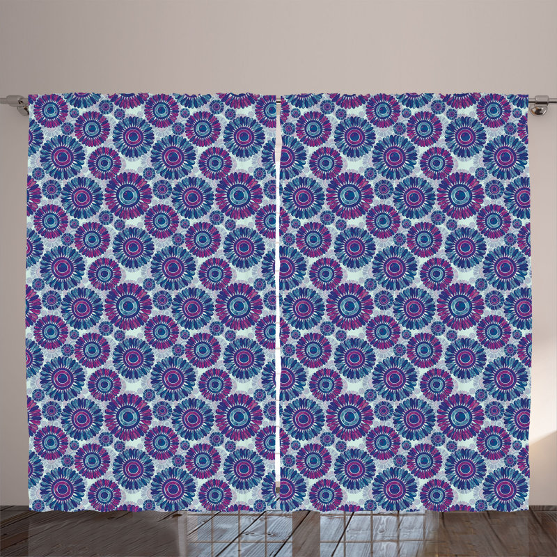 Semi Sheer Curtain Pair