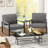Angellina Faux Leather Armchair-1298459520