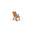 Cet ensemble de salle à manger de bistro 5 pièces pour patio comprend une table ovale d'extérieur en bois d'acacia et 4 chaises pliantes à accoudoirs réglables, 36 po x 60 po, huile naturelle-2049279822