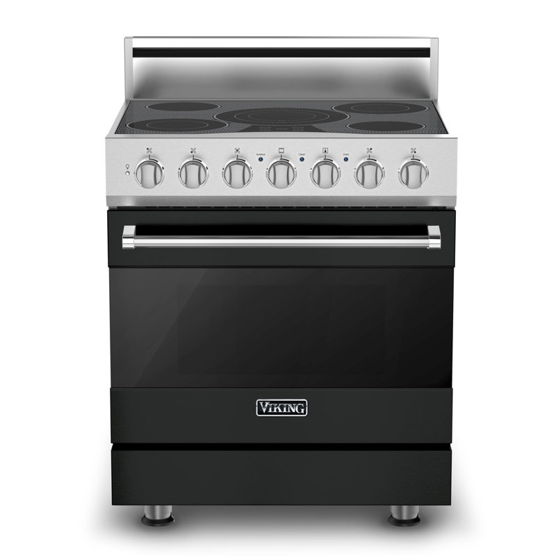 Viking30"W./24"D. Electric Self-Clean Range-5 Burners, Antique Bronze