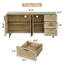 Buffet 62 "avec rangement avec 3 tiroirs et 3 portes