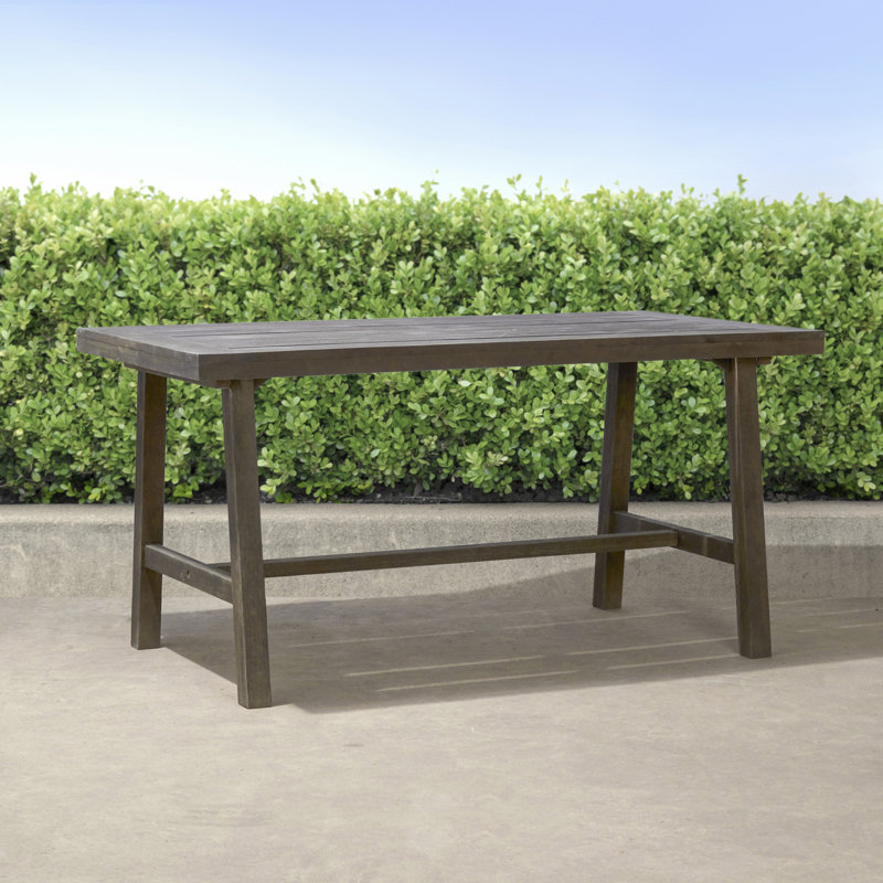 Table de salle à manger pour l'extérieur, Gris délavé