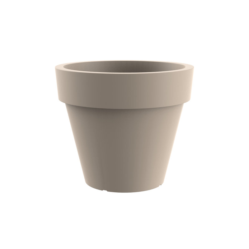 Maceta Resin Pot Planter, Crema, 67.75" H x 78.75" W x 78.75" D
