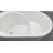 47" Streamline Soaking Freestanding Tub and Tray With Internal Drain-101688627