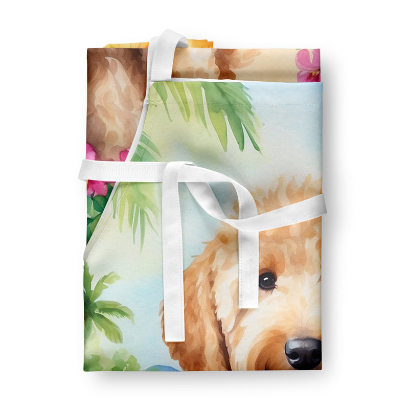 Tablier Goldendoodle Luau