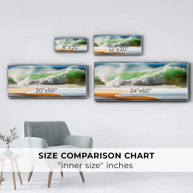 The Wave- Framed Canvas