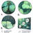 Green Teal Geraniums Flower Euphony Plants & Flowers Wall Decor on Metal