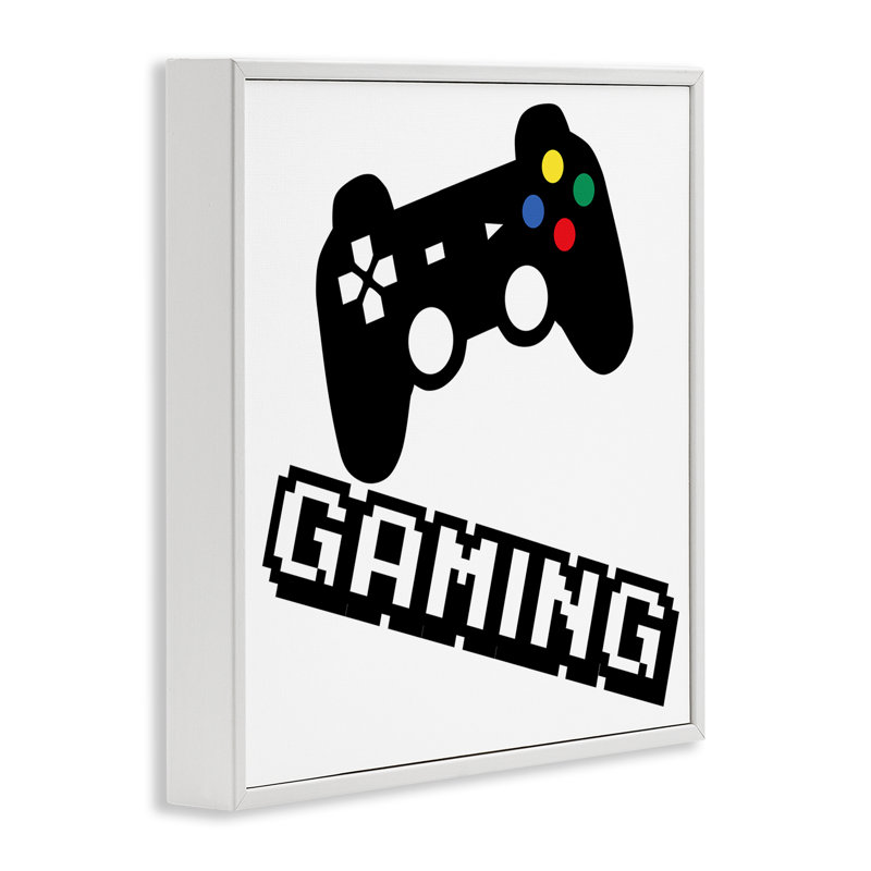 Estampe numérique ludique encadrée par Marcus Prime, Encadrement giclée blanc côtier, H 12 po x l 12 po