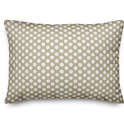 Coussin lombaire à pois