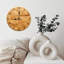 Horloge murale rustique en bois sculpté