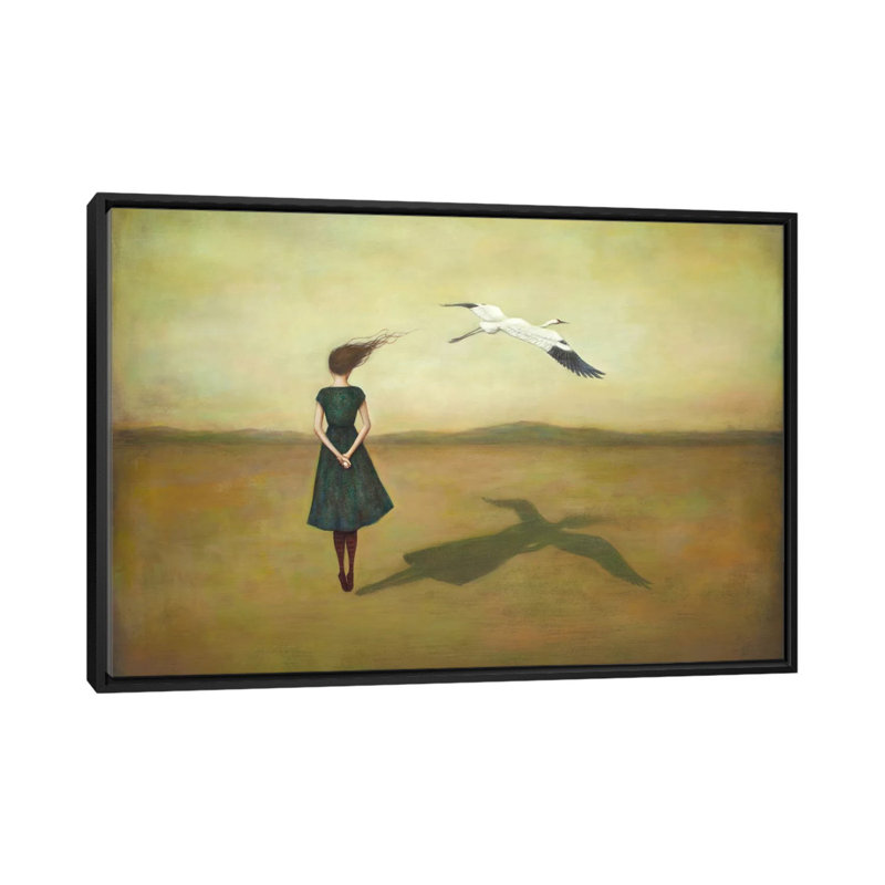 «Escapism» par Duy Huynh - reproduction d'art sur toile tendue, H 18 po x l 26 po x P 1,5 po, Toile encadrée noire