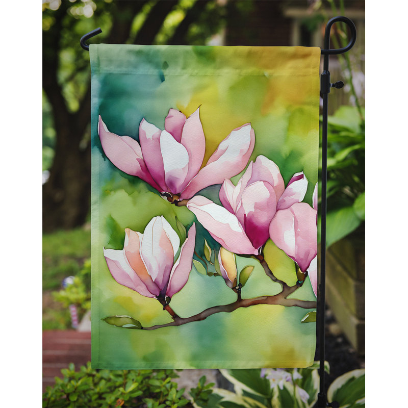 Drapeau de jardin double en polyester H 15,5 po x l 11,25 po