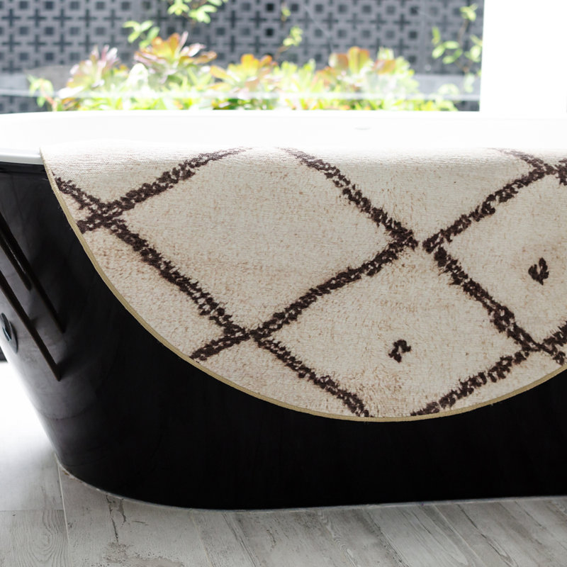 Fleck Splash Round Kitchen Mat