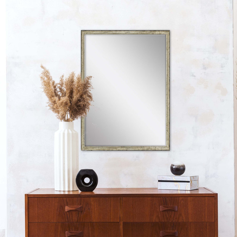 Miroir décoratif biseauté Fassett, H 31 po x l 25 po