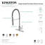 Robinet de cuisine à poignée simple pull down Gourmetier-53464865
