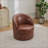 29'' Genuine Leather Swivel Barrel Chair-120347410