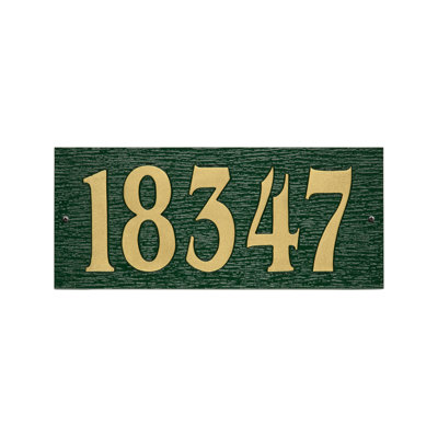 Woodgrain Rectangle Wall Plaque