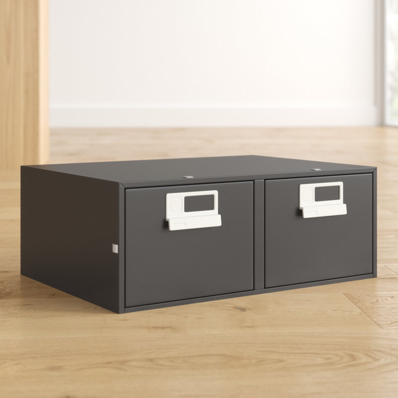 54.2cm Wide 2 -Drawer File Cabinet, Black