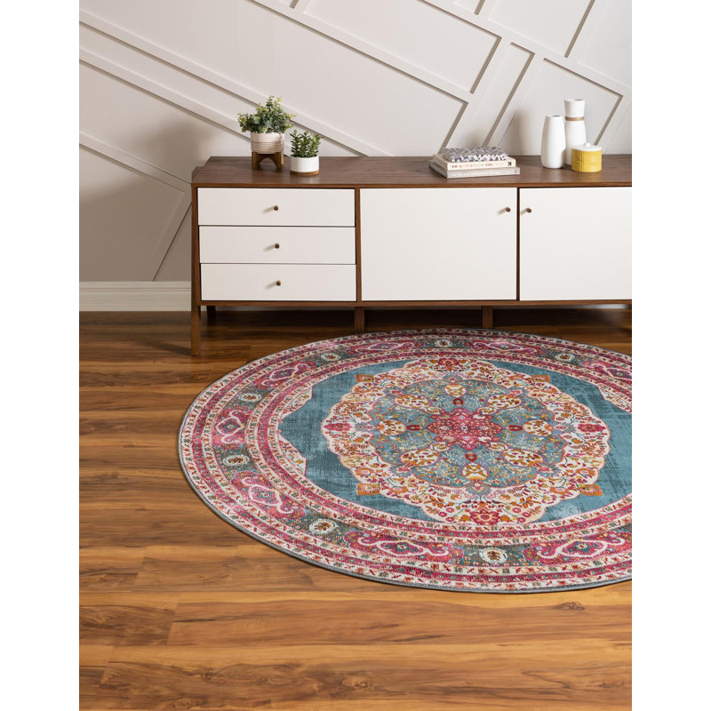 Oriental Indoor Rug, Round 3'3"
