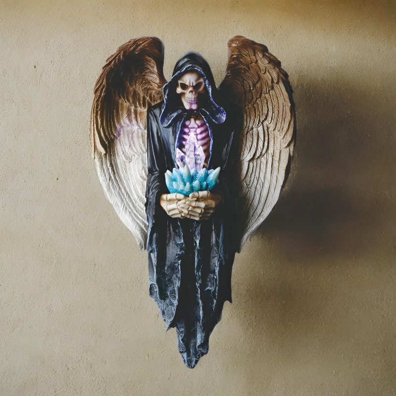 Décoration murale ange de la mort 13,25 "H