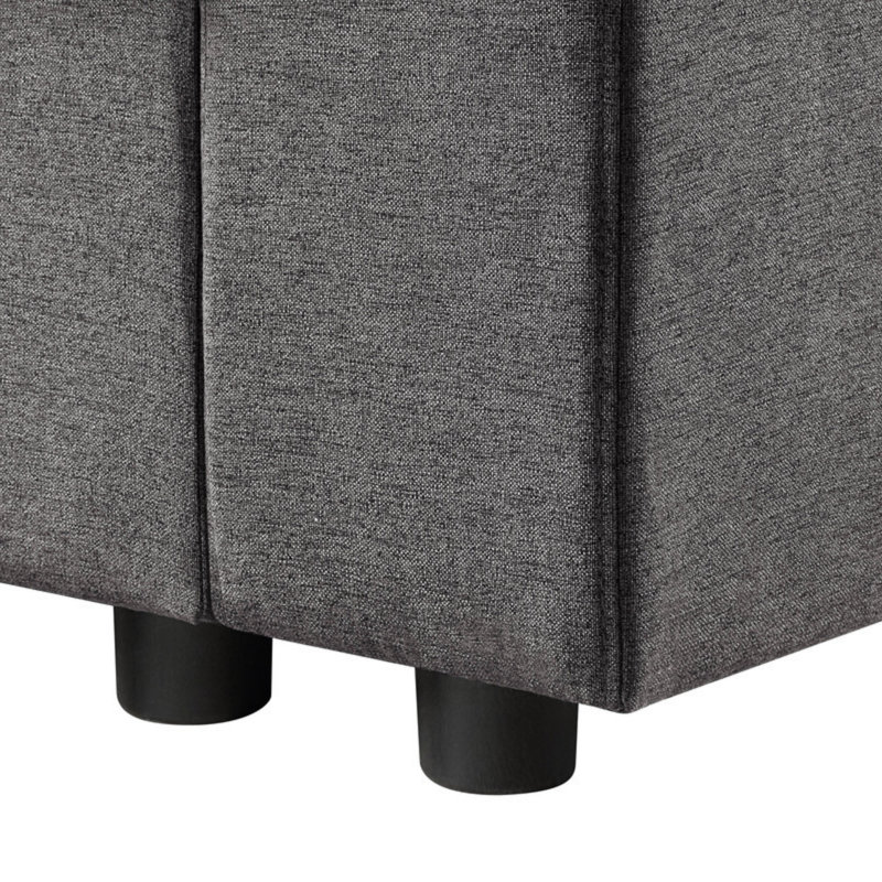 Canapé modulaire en U à 7 places en lin avec poche